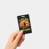 Badge Cette fille peut chasser l'essentiel (Manuel / portable)