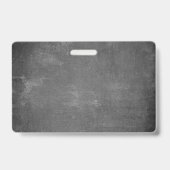 Badge Chalkboard Modern Mon nom est (Back)