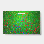 Badge Champ de coquelicots de Gustav Klimt (Arrière)