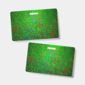 Badge Champ de coquelicots de Gustav Klimt (Avant & arrière)