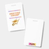 Badge champion de drift (Avant & arrière)