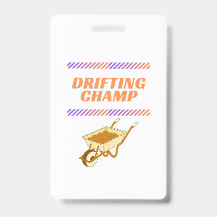 Badge champion de drift