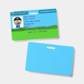 Badge Chance's Stunning License (Front & Back)