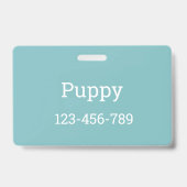 Badge Chandail Poochie Dog | (Arrière)