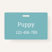 Badge Chandail Poochie Dog | (Dos)