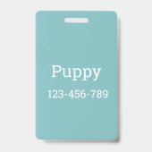 Badge Chandail Poochie Dog | (Arrière)