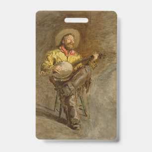 Badge Chantant Cow-boy espagnol avec une chanson de pist