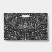 Badge Charcoal Mandala  (Arrière)