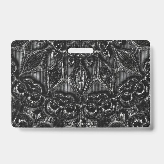 Badge Charcoal Mandala  (Avant)