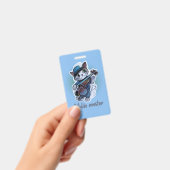 Badge Chat avec T-shirt violon (Manuel / portable)