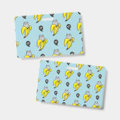 Badge Chat dans une banane (Avant & arrière)