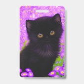 Badge Chat de Gustav Klimt (Arrière)