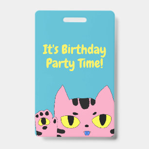Badge Chat de poche extraterrestre