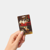 Badge Chat et chatons Jouer avec chaise (Manuel / portable)