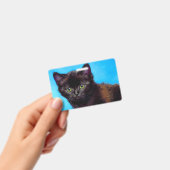 Badge Chat et fleurs de Van Gogh (Manuel / portable)