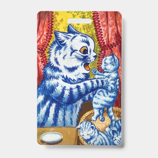 Badge Chat et ses chatons (Avant)