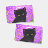 Badge Chat Gustav Klimt (Avant & arrière)