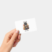 Badge Chat mignon et effrayant Halloween (Manuel / portable)