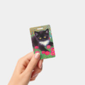 Badge Chat smoking Gustav Klimt (Manuel / portable)