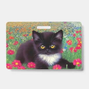 Badge Chat smoking Gustav Klimt
