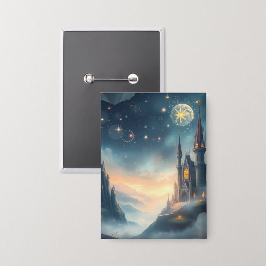 Badge Château céleste de la Lune (Recto/Verso)