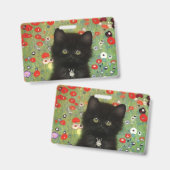 Badge Chaton de Gustav Klimt (Avant & arrière)