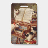 Badge Chatons et Piano (Arrière)