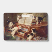 Badge Chatons et piano (Arrière)