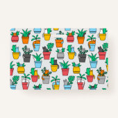 Badge Chats dans les pots à fleurs (Dos)