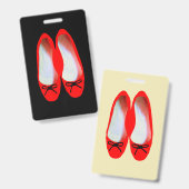 Badge chaussures rouges (Avant & arrière)