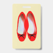 Badge chaussures rouges (Arrière)