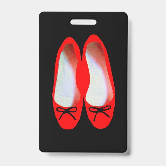 Badge chaussures rouges (Avant)