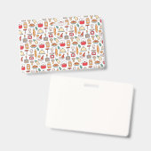 Badge Chef Gift | No One Who Cooks Alone (Avant & arrière)