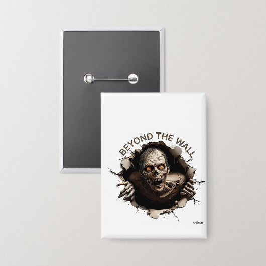 Badge Chemise manches longues zombie Beyond The Wall (Recto/Verso)