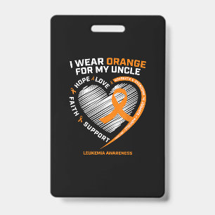 Badge Chemises de sensibilisation à la leucémie Oncle Ho