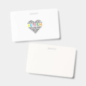 Badge Chemises de sensibilisation à l'autisme - Chemise (Avant & arrière)