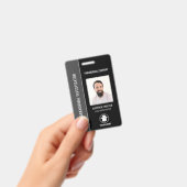 Badge Chercheur paranormal QR Code Nom Balise Code photo (Manuel / portable)