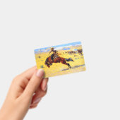 Badge Cheval et cowboy de Remington Old West (Manuel / portable)