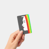 Badge Cheveux Arc-en-ciel (Manuel / portable)