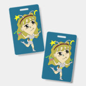 Badge chibi (Avant & arrière)