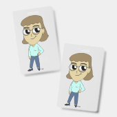 Badge chibi (Avant & arrière)