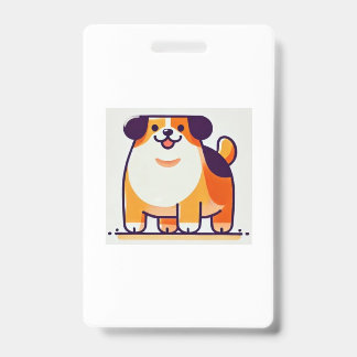 Badge Chien Mignon