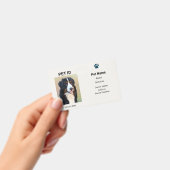 Badge Chien perdu | Informations sur la plaque d'identif (Manuel / portable)