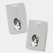 Badge Chien Serpillière (Avant & arrière)