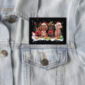 Badge Chiens de Noël Dachshund Lover Chien Maman (Insitu)