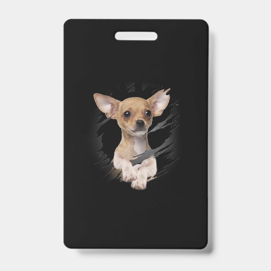 Badge Chihuahua (Avant)
