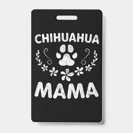 Badge Chihuahua Mama (Face)