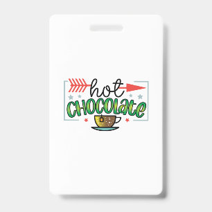 Badge Chocolat Chaud Art Café