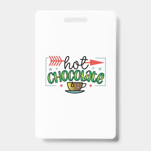 Badge Chocolat Chaud Art Café (Avant)