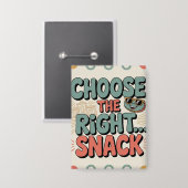Badge Choisissez la bonne collation (Recto/Verso)